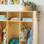 G80417 EdQ 5-Section Locker with Bench Natural Env 1534 Detail | Natural