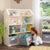 G80229 EdQ Dollhouse Bookcase White Lifestyles 0703 | White