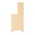 G80435 EdQ Kitchen Microwave and Cupboard Natural Silo 2 Side | Natural