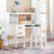 G27650 Taiga Desk and Hutch White Env 0114 Main | White