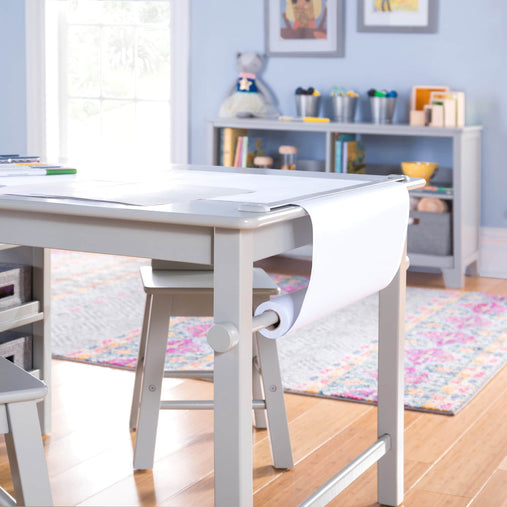 G76909 MSGray Art Table   Detail | Gray