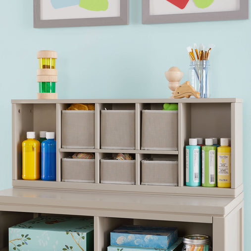 G77204 Martha Stewart Crafting Kids Cubby Organizer Gray Env 1 | Gray