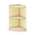 G92220 Curated Storage 2-Tier Corner Unit Natural Silo 1 Main | Natural