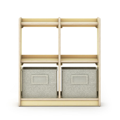 G92216 Curated Storage 2×2 Unit Natural Silo 2 Front | Natural