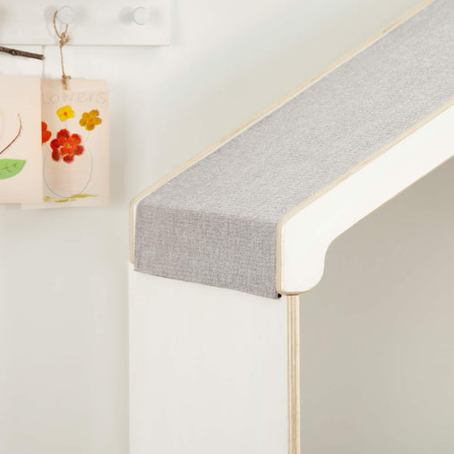 G80331 EdQ Reading Seating Nook and Storage White Env Details 2544 | White