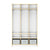G80410 EdQ 3-Section Locker White Silo 2 Front | White