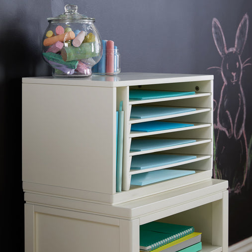 G77105 Martha Stewart Crafting Kids Paper Organizer White Env 2 | Linen White