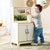 G80434 EdQ Kitchen Microwave and Cupboard White Lifestyle 4747 | White