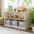 G80210 EdQ 24in 2 Shelf Open Storage White Env 1046 | White