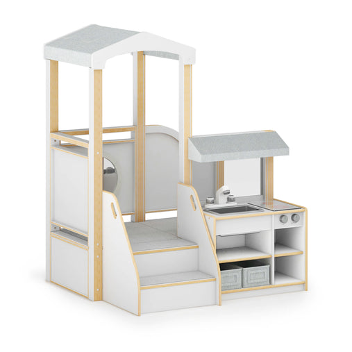 G97111 EdQ Toddler Kitchen Loft White Silo 1 Main L | White