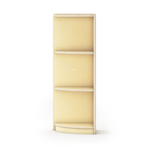 G92218 Curated Storage 3-Tier Corner Unit Natural Silo 2 Front | Natural
