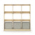 G92212 Curated Storage 3×3 Unit Natural Silo 2 Front | Natural