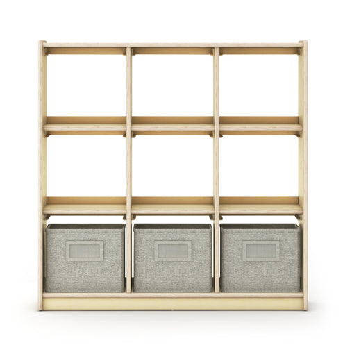 G92212 Curated Storage 3×3 Unit Natural Silo 2 Front | Natural