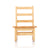 U61101 Solid Wood Chair 8 in Set of 2 Front | 20 cm