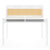 G76808 Kids' Desk with Hutch and Chair White Front | Linen White