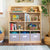 G80329 EdQ Dollhouse Bookcase Natural Env 3174 | Natural