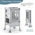 G97540 Dimensions folds flat Classic Grey | Gray