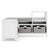 G76801 Martha Stewart Corner Nook White Sil 2 Front | Linen White