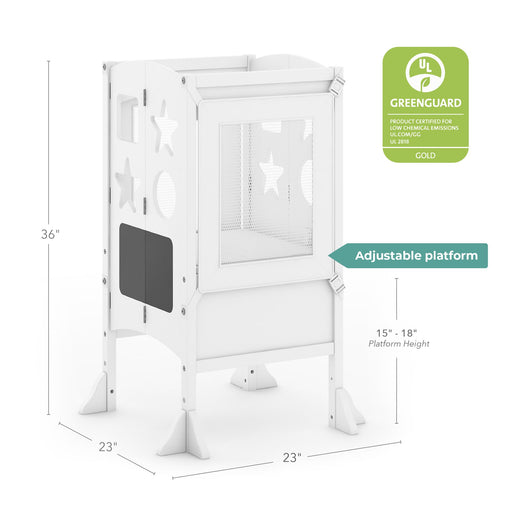 G97324 Classic Kitchen Helper White Dimension  Greenguard | White
