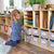G80319 EdQ 30in 10 Bin Storage Natural Lifestyle 2677 | Natural