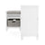 G76801 Corner Nook Martha Stewart Living and Learning Kids' Corner Nook White Side 2 | Linen White
