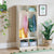 G80414 EdQ 2-Section Locker with Bench White Env 1907 Main | White