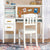 G27650 Taiga Desk and Hutch White Env 0120 | White