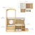 G97110 EdQ Toddler Kitchen Loft Natural dimensions B | Natural