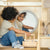 G97110 EdQ Toddler Kitchen Loft Natural Lifestyle 7121 | Natural