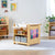 G51091 Desk to Easel Art Cart Natural Env 0128 Config B Front | Natural
