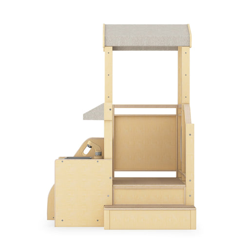 G97110 EdQ Toddler Kitchen Loft Natural Silo 2 Side R | Natural