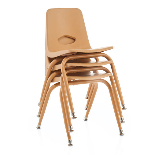 U67108 Tapered Leg Chair Natural Stack | 44 cm