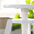 G51093 Adjustable Drafting Stool White Env Detail 3055 | White