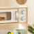 G80434 EdQ Kitchen Microwave and Cupboard White Env 5063 | White