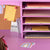 G27645 Media Desk and Chair Set Lavender Detail 2 | Lavender