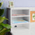 G27651-Taiga desk and hutch gray detail3_environment_update | Gray