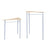 G27662_Standing Modular Desk_Triangle_Height Comparison | Triangle