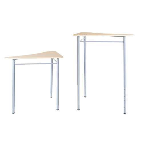 G27662_Standing Modular Desk_Triangle_Height Comparison | Triangle