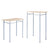 G27663_Standing Modular Desk_Rectangle_Height Comparison | Rectangle