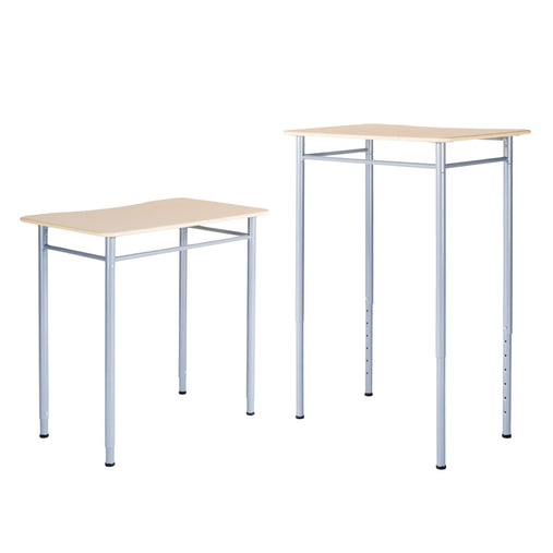 G27663_Standing Modular Desk_Rectangle_Height Comparison | Rectangle