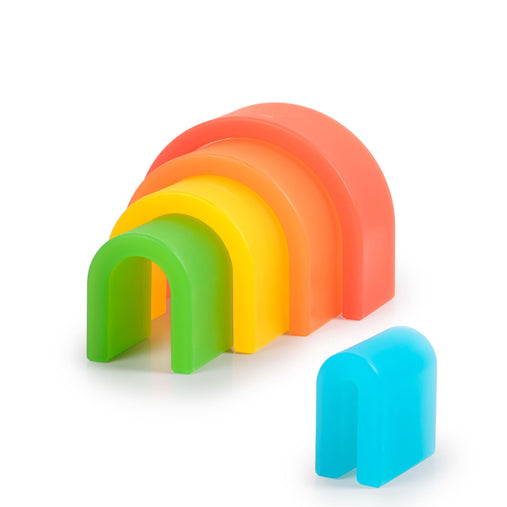 G7504  Discovery Stackers Rainbow Tall Arch Silo 2 | Rainbow