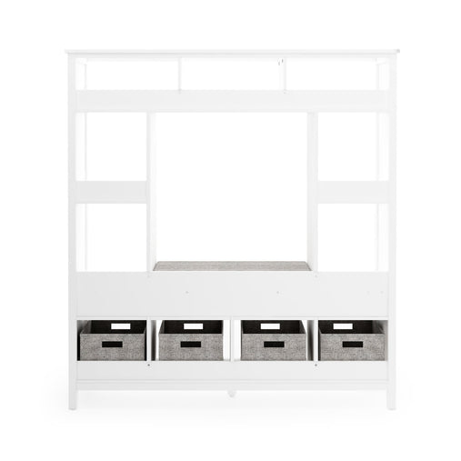 G76806 Martha Stewart Living and Learning Kids' Storage System White_Back | Creamy White
