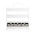 G76807 Martha Stewart Living and Learning Kids' Dollhouse Bookcase White_Back | Creamy White