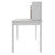 G76908 Kids' Desk with Hutch and Chair Gray Side | Gray
