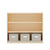 G80314 EdQ Essentials Three Shelf Open Storage Natural_Front-1 | Natural