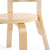 G81040_Nordic Table and 4 Chairs_Natural_Silo 3 Chair Detail A | Natural