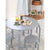 G81047 Nordic Table and Chairs Environmental Top | Gray