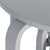 G81047 Nordic Table and Chairs Set Gray Product Table Corner Detail | Gray