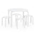 G81048 Nordic Table and Chair Set White Main | White