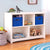 G85707 Classic Book Shelf Environmental Quarter | White